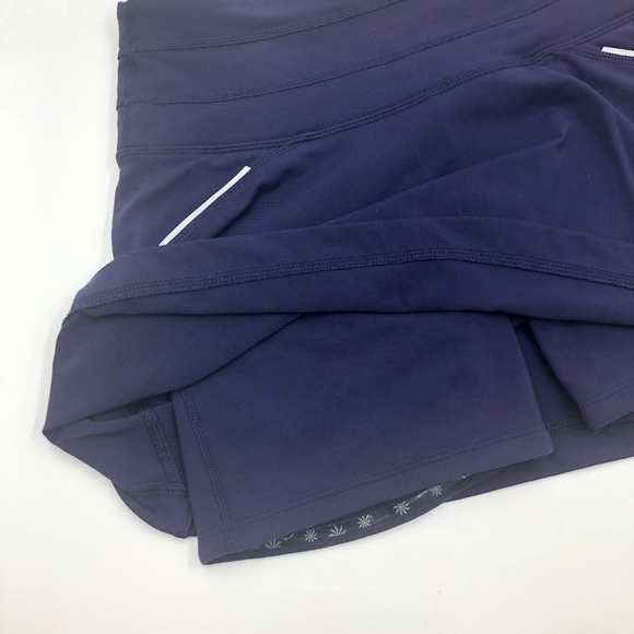 Athleta Strappy Shelf Bra Tank Top UPF 50+ Skort Set Purple XXS - Picture 6 of 7